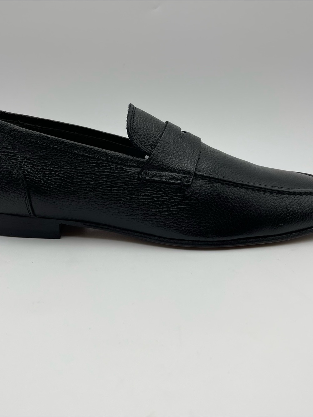TO BOOT NEW YORK “DEVILLE” -SZ 12-Black pebbled Leather- Penny Loafers MSRP $450 - Picture 7 of 16